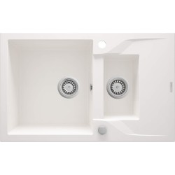 Zlewozmywak granitowy 1.5-komorowy z ociekaczem ZQN_A513 5908212043646