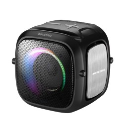 Głośnik C-TECH Impressio Qubis mini, SD, USB, BT, AUX-IN, FM radio, TWS, IPX6, RGB