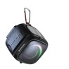 Głośnik C-TECH Impressio Qubis mini, SD, USB, BT, AUX-IN, FM radio, TWS, IPX6, RGB