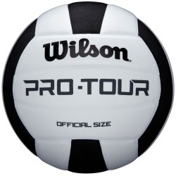 Piłka do siatkówki Wilson Pro-Tour czarno-biała rozm. 5 WTH20119XB