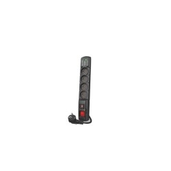 istwa przeciwprzepięciowa Acar F4 USB A+C (szybka ładowarka) 5m czarny
