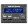 ACO CDN-230E ST Elektroniczny spis lokatorów stal