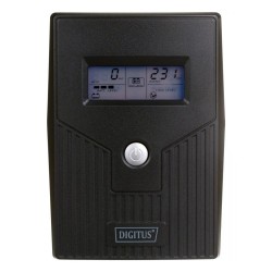 Digitus DN-170064-LCD zasilacz UPS Technologia line-interactive 0,8 kVA 480 W 2 x gniazdo sieciowe
