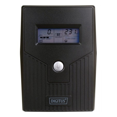 Digitus DN-170064-LCD zasilacz UPS Technologia line-interactive 0,8 kVA 480 W 2 x gniazdo sieciowe