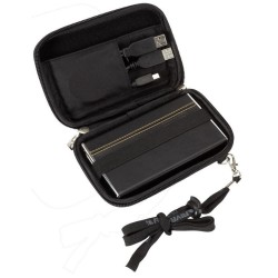 Rivacase 9101 10,9 cm (4.3") Futerał Czarny Poliester, Poliuretan