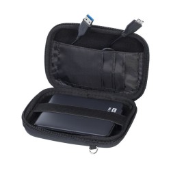 Rivacase 9101 10,9 cm (4.3") Futerał Czarny Poliester, Poliuretan