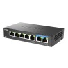 D-Link DMS-107/E łącza sieciowe Nie zarządzany Gigabit Ethernet (10/100/1000) Czarny