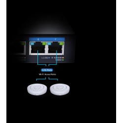 D-Link DMS-107/E łącza sieciowe Nie zarządzany Gigabit Ethernet (10/100/1000) Czarny