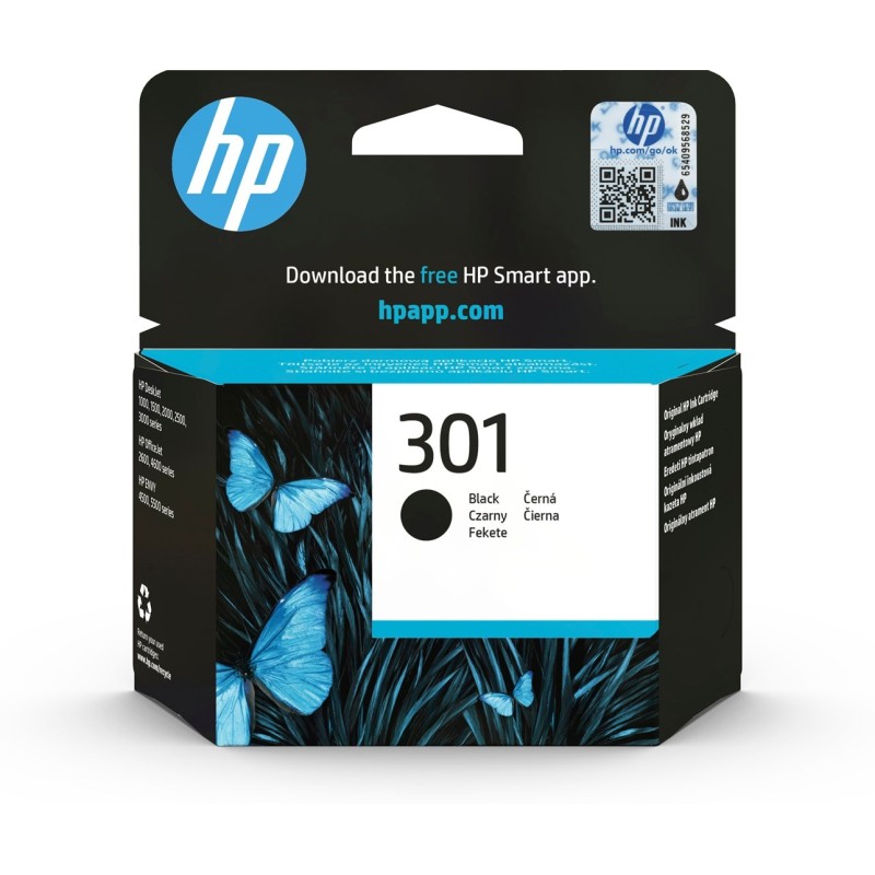 HP 301 oryginalny wkład atramentowy czarny HP 301 oryginalny wkład atramentowy czarny