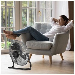 Wentylator podłogowy Black+Decker BXEFF121E (stalowy 120W)