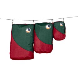 Zestaw 3 organizerów podróżnych TTTM burgund/green