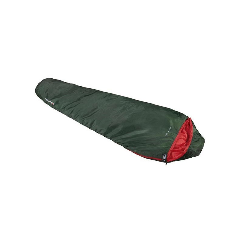 High Peak Lite Pak 1200 Śpiwór typu mumia Poliester Zielony, Czerwony High Peak Lite Pak 1200 Śpiwór typu mumia Poliester Zielony, Czerwony