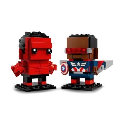LEGO 40668 Super Heroes - Figurki Kapitana Ameryki i Czerwonego Hulka