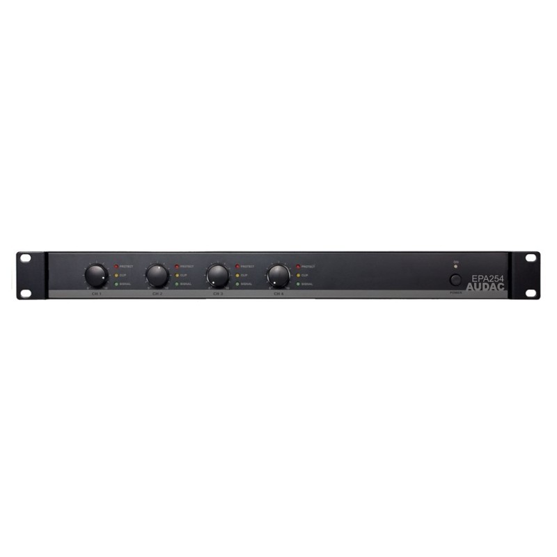AUDAC EPA254 wzmacniacz audio 4.0 kan. Czarny AUDAC EPA254 wzmacniacz audio 4.0 kan. Czarny