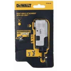 DEWALT przystawka kątowa HEX z oświetleniem LED