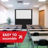MACLEAN PRZENOŚNY EKRAN PROJEKCYJNY, KOMPAKTOWY, PODŁOGOWY, 80", 16:10 MC-212