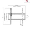 Uchwyt ścienny do telewizora Maclean MC-774 (ścienne, Uchylny 32" - 55" max. 35kg)