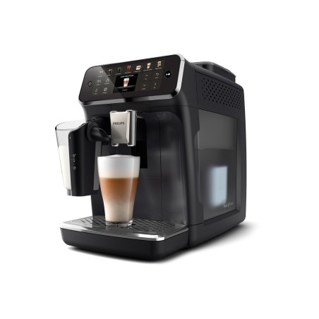 Ekspres do kawy Philips EP4441/50, ciśnienie 15 bar, wbudowany spieniacz mleka, automatyczny, 1500 W, czarny