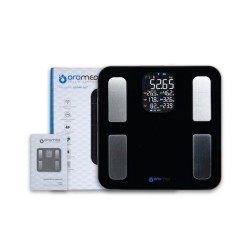 Waga łazienkowa ORO BLUETOOTH SMART BLACK OROMED
