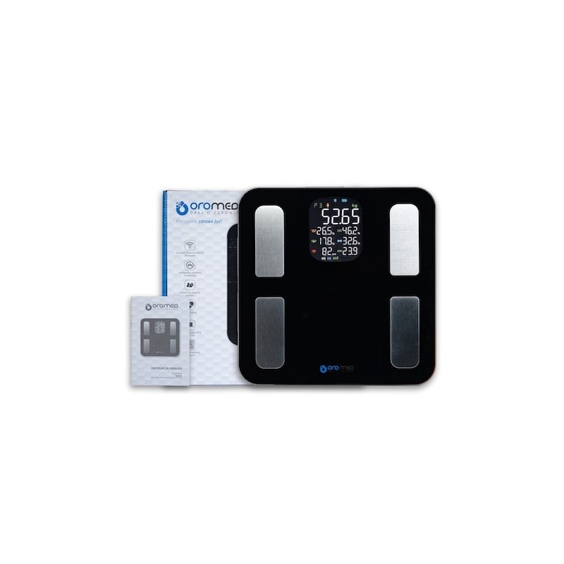 Waga łazienkowa ORO BLUETOOTH SMART BLACK OROMED Waga łazienkowa ORO BLUETOOTH SMART BLACK OROMED