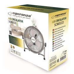 Wentylator podłogowy Esperanza Scirocco EHF005 (kolor srebrny)