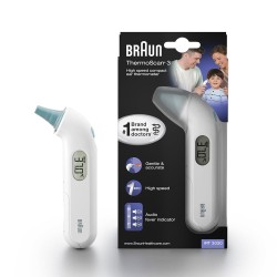 Braun ThermoScan 3 Kontaktowy Biały Ucho