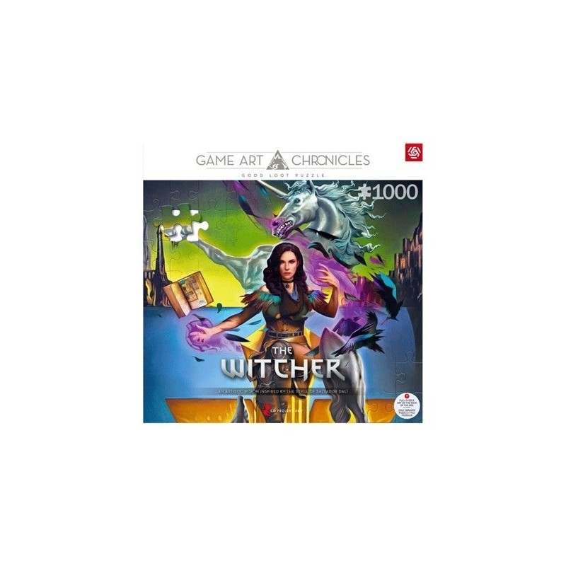 Puzzle Good Loot Gaming 1000 Game Art Chronicles The Witcher Yennefer & Salvador Dali