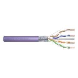 Digitus Kabel instalacyjny kat.6, F/UTP, Eca, AWG 23/1, LSOH, 305m, fioletowy, karton