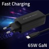 QOLTEC ŁADOWARKA SIECIOWA 65W GAN | 5-20V | 3-3.25A | USB 3.1