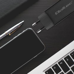 QOLTEC ŁADOWARKA SIECIOWA 65W GAN | 5-20V | 3-3.25A | USB 3.1