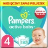 PAMPERS Pieluchy AB Monthly Rozm. 4, 9-14kg, 180szt