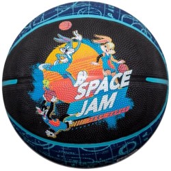 Piłka do koszykówki Spalding Space Jam Court czarno-niebieska rozm. 7 84560Z