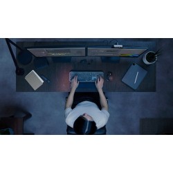 Klawiatura Logitech MX Keys S Uniwersalna RF Wireless + Bluetooth QWERTY Amerykański międzynarodowy Grafitowy