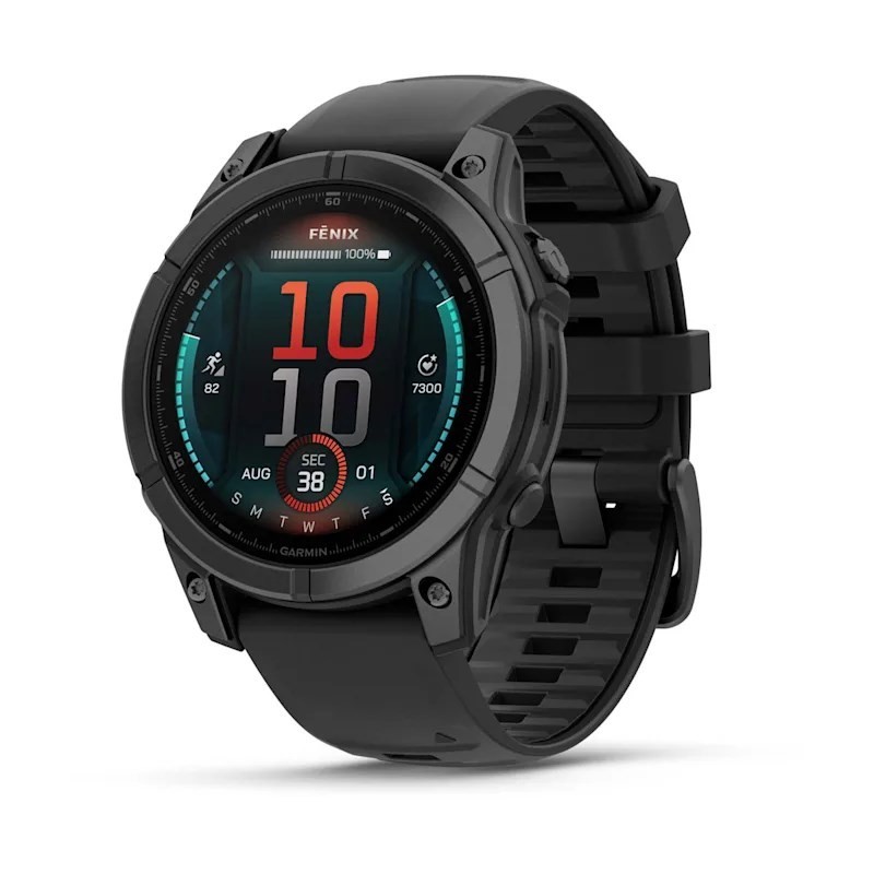 Zegarek sportowy Garmin Fenix E Stainless Steel AMOLED 47mm Czarny Zegarek sportowy Garmin Fenix E Stainless Steel AMOLED 47mm Czarny