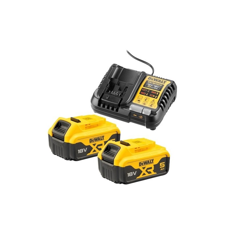 DEWALT ŁADOWARKA DCB1104 +2x5,0Ah DCB1104P2 DEWALT ŁADOWARKA DCB1104 +2x5,0Ah DCB1104P2