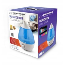 Nawilżacz powietrza Esperanza COOL VAPOR EHA005 (25W kolor niebieski)
