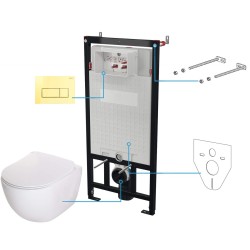 Zestaw WC podtynkowy 6 w 1
