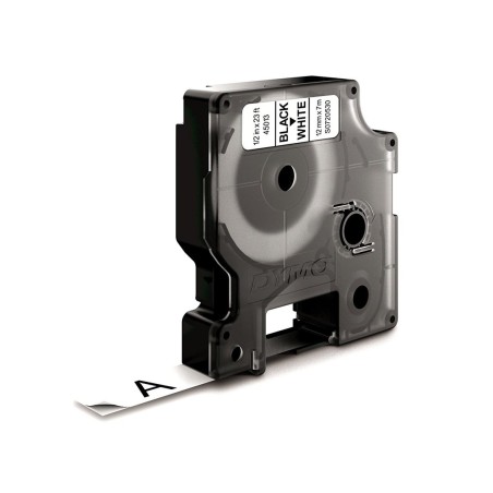 DYMO D1 - Standard Etykiety - Czarno na białym - 12mm x 7m