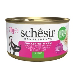 SCHESIR Adult w Galarecie Kurczak ze Szynką 70g