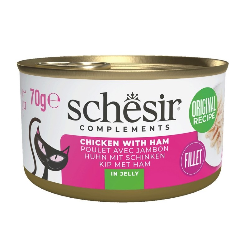 SCHESIR Adult w Galarecie Kurczak ze Szynką 70g SCHESIR Adult w Galarecie Kurczak ze Szynką 70g