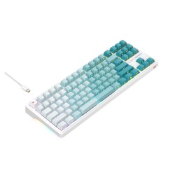 Klawiatura gamingowa Havit KB901L (biało-zielony)