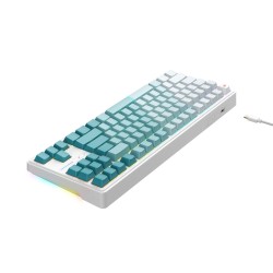 Klawiatura gamingowa Havit KB901L (biało-zielony)