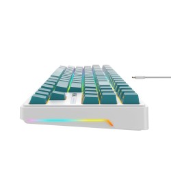 Klawiatura gamingowa Havit KB901L (biało-zielony)