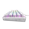 Klawiatura gamingowa Havit KB903L (biel transparentna)