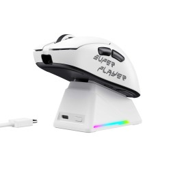 Mysz gamingowa bezprzewodowa Havit StarBlaze-1 (biało-czarny)