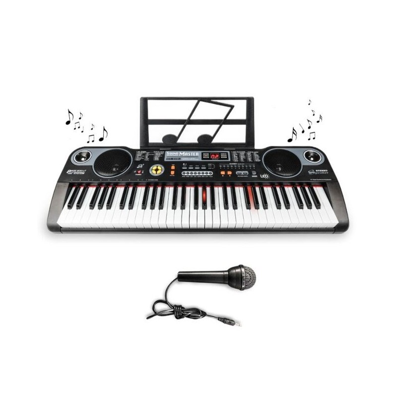 MQ 6115L KEYBOARD edukacyjny podświetlane klawisze