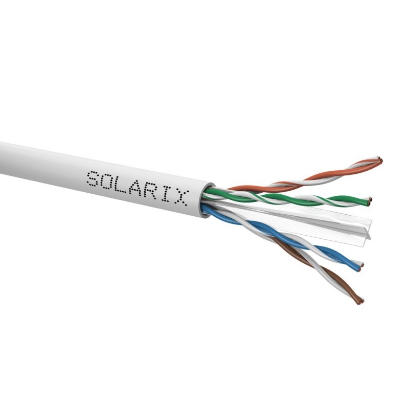 Kabel instalacyjny Solarix CAT6 UTP PVC Eca 305m Kabel instalacyjny Solarix CAT6 UTP PVC Eca 305m