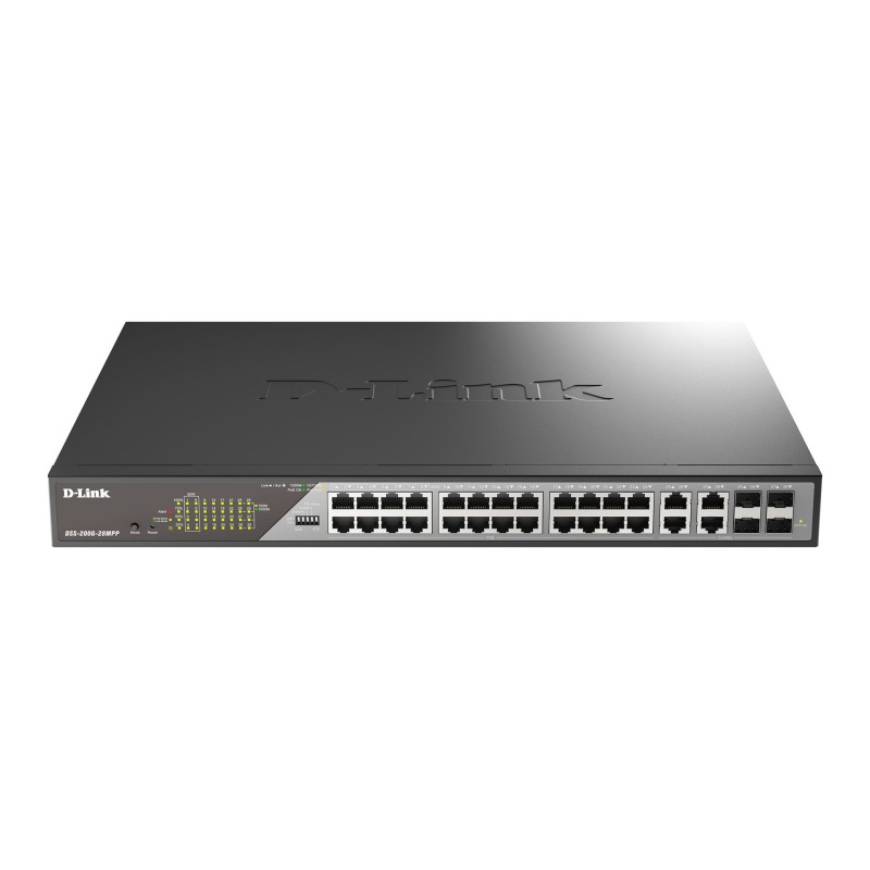 D-Link DSS 200G-28MP - Switch - zarządzany - 24 x PoE - Switch - 1 Gbps D-Link DSS 200G-28MP - Switch - zarządzany - 24 x PoE - Switch - 1 Gbps