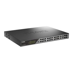 D-Link DSS 200G-28MP - Switch - zarządzany - 24 x PoE - Switch - 1 Gbps