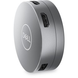 DELL DA305 Przewodowa USB 3.2 Gen 2 (3.1 Gen 2) Type-C Srebrny